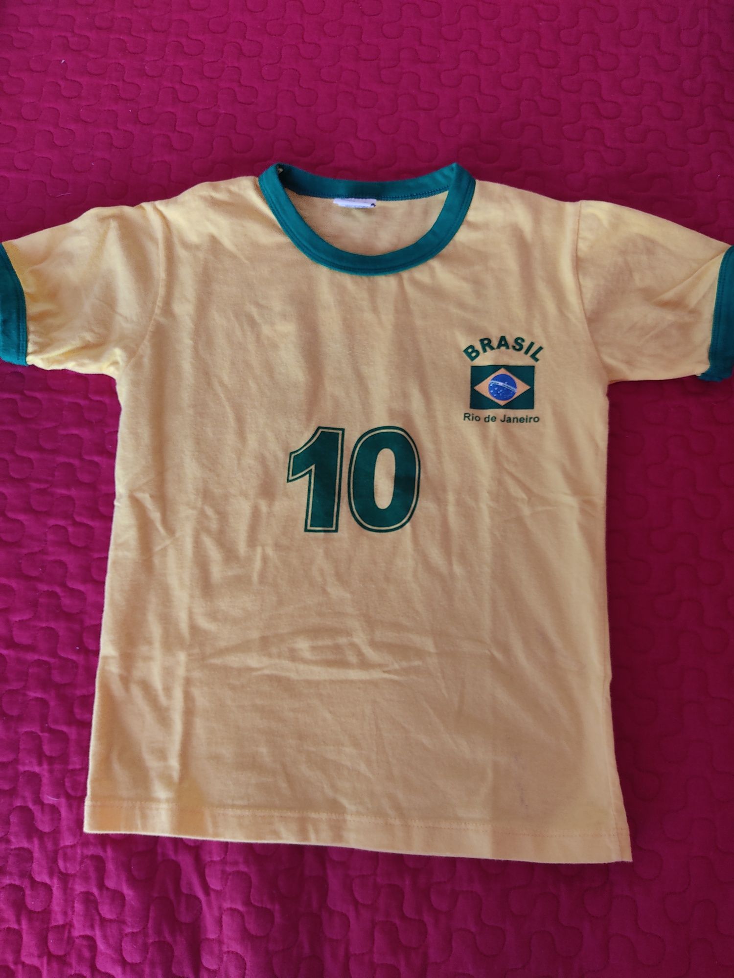 T-shirt Brasil criança