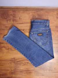 Jeansy Wranglery Spodnie jeansowe Wrangler 30 32 orientacyjnie S M