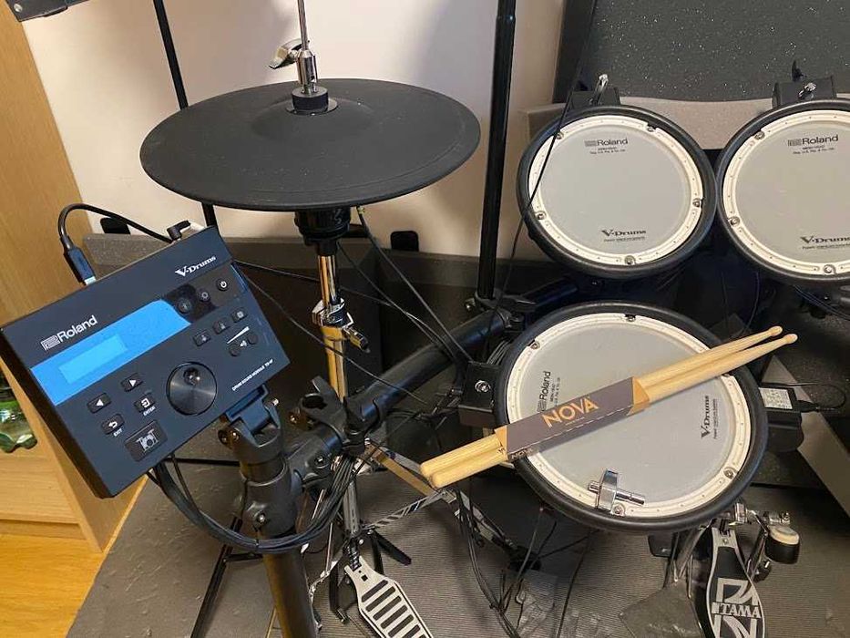 Perkusja elektroniczna ROLAND TD07+STOŁEK +PAŁKI + DODATKOWY HI - HET