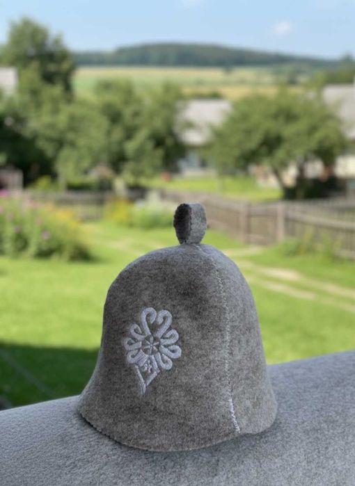 Czapka do SAUNY 100% Naturalna ZESTAW