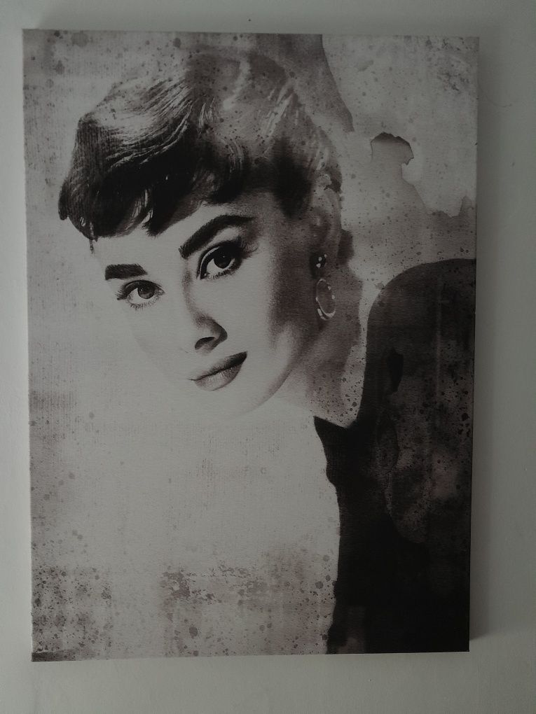 Obraz na płótnie 70×50 Marilyn Monroe  Audrey Hepburn