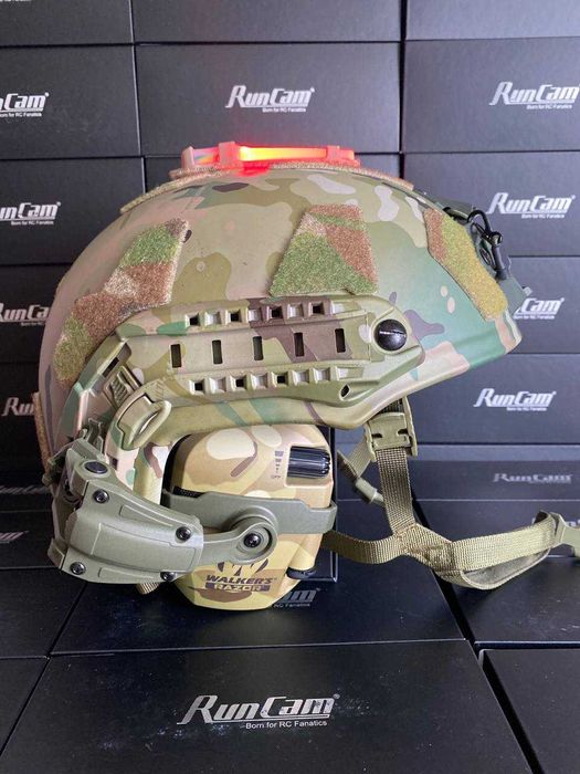 Шлем Тактический FAST Helmet Каска військова комплект Мультикам