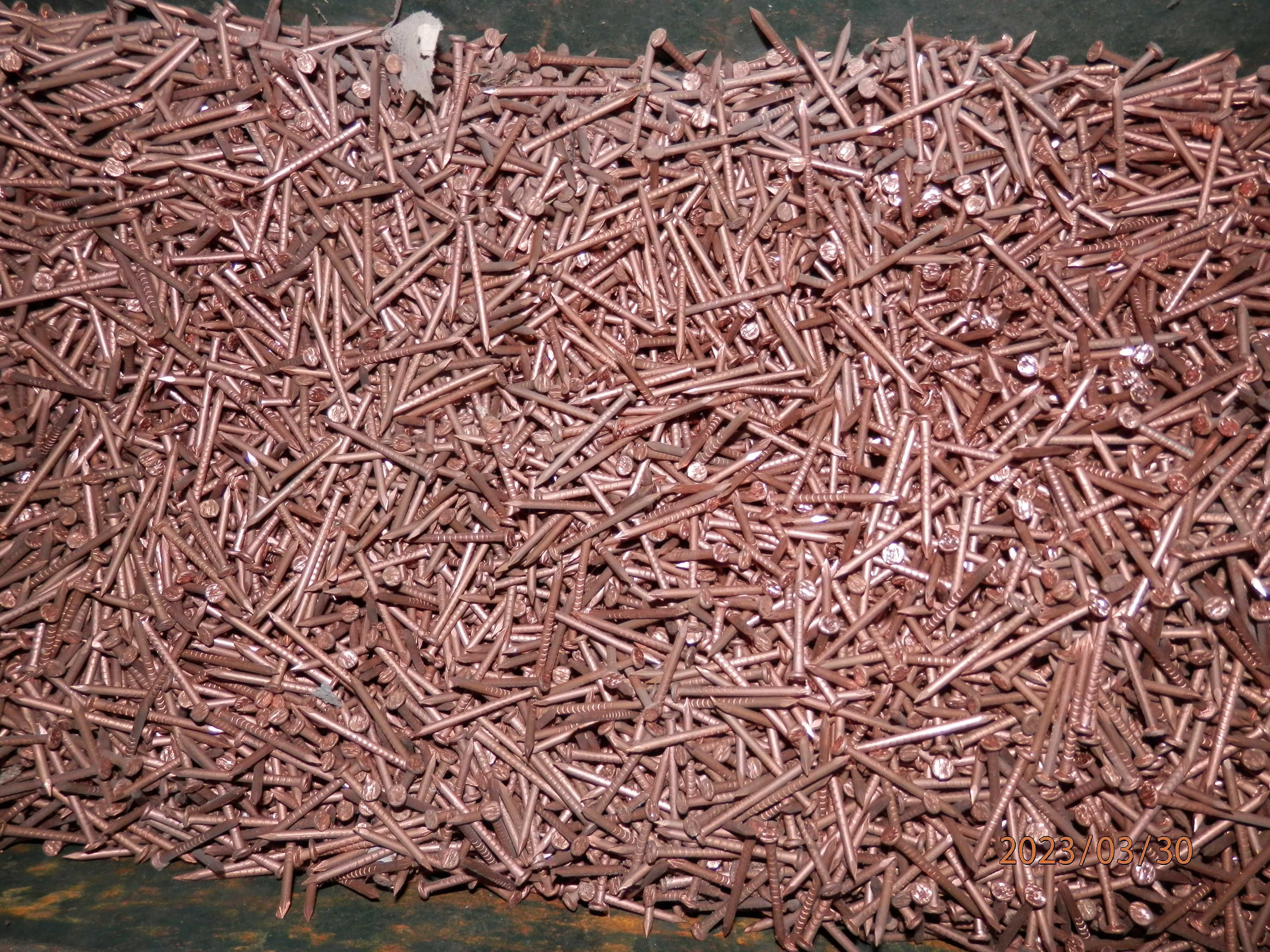 gwozdzie miedziane 2x30 mm sprzedam