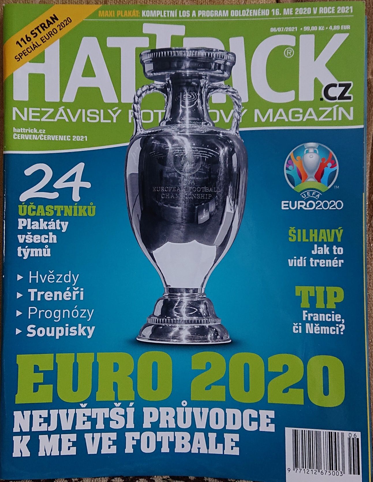 Футбол. Журнал. Hattrick.Чемпіонат Європи-2020.Спецвидання.