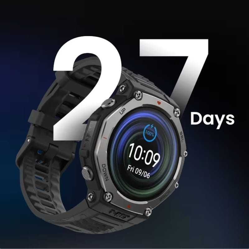 Amazfit T-Rex 3 Preto