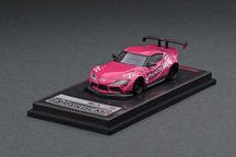 Toyota Pandem Supra A90 Dark Pink Metallic Ignition Model 1:64