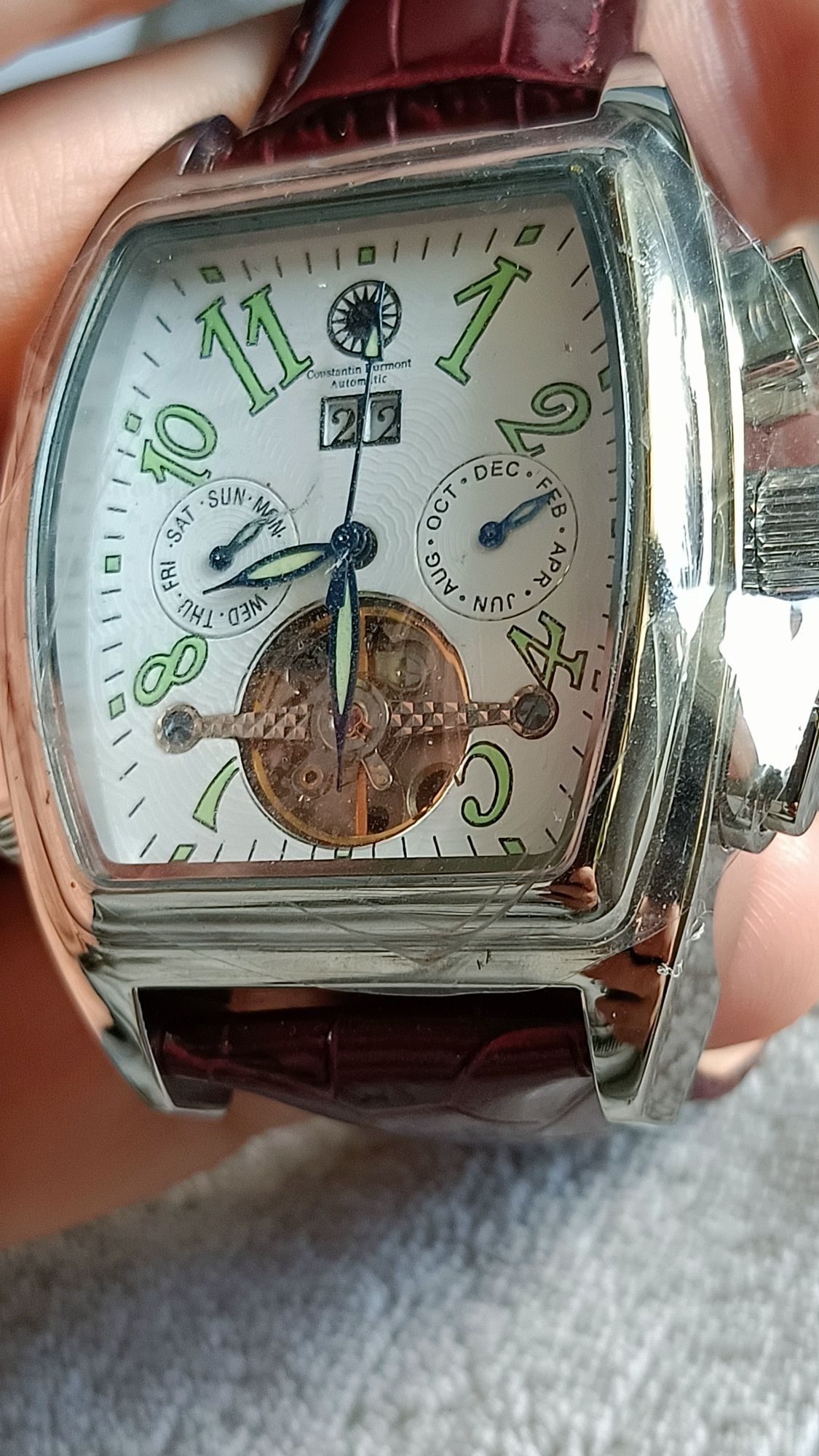 Constsntin Dumont elegancki zegarek automat