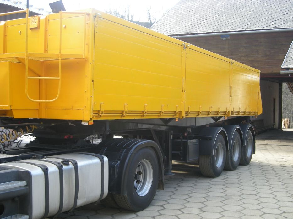 SCANIA 124G + NACZEPA wywrotka