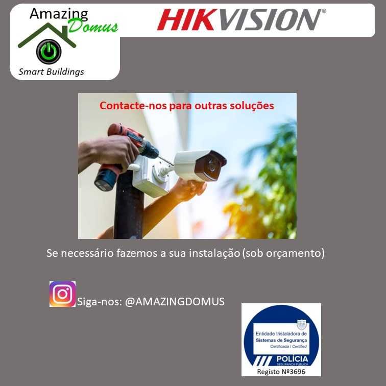 Câmaras Hikvision KIT CCTV Videovigilância Digital