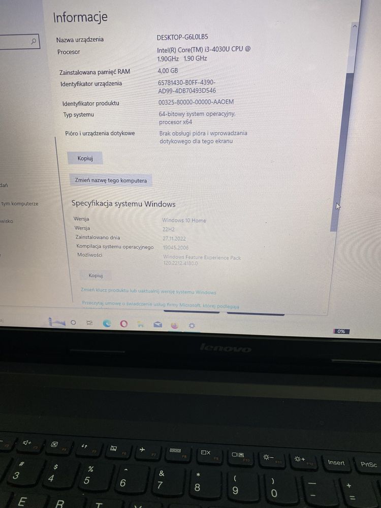 Laptop Lenovo G70 17,3’