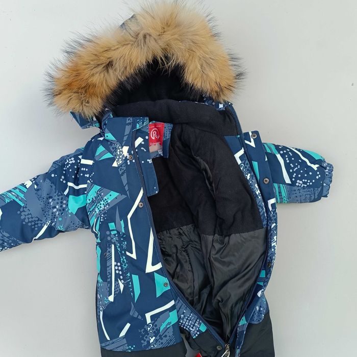 Зимовий суцільний дитячий комбінезон хлопчика термокомбінезон новий