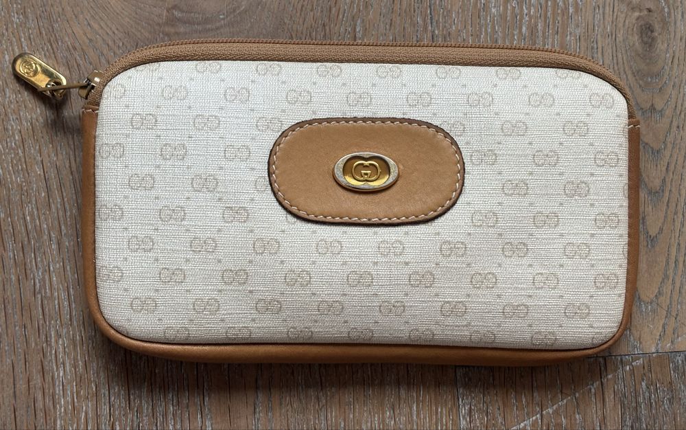 Gucci vintage saszetka/kometyczka mini monogram