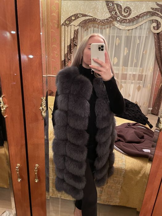 Жилетка из меха песца