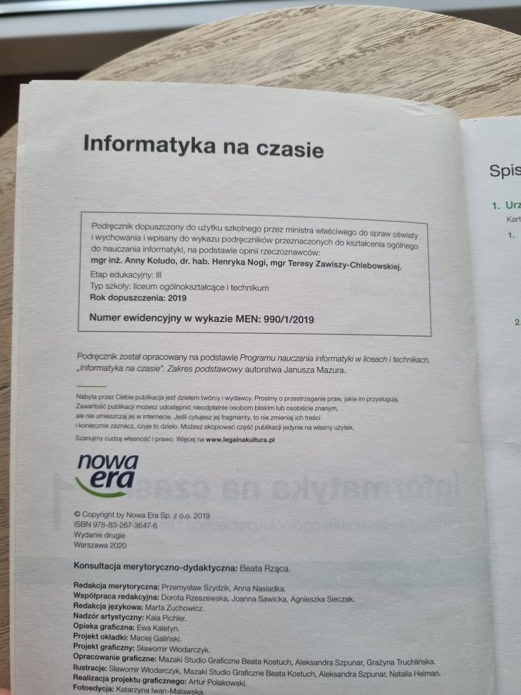 Podręcznik informatyka na czasie 1 - Stan idealny