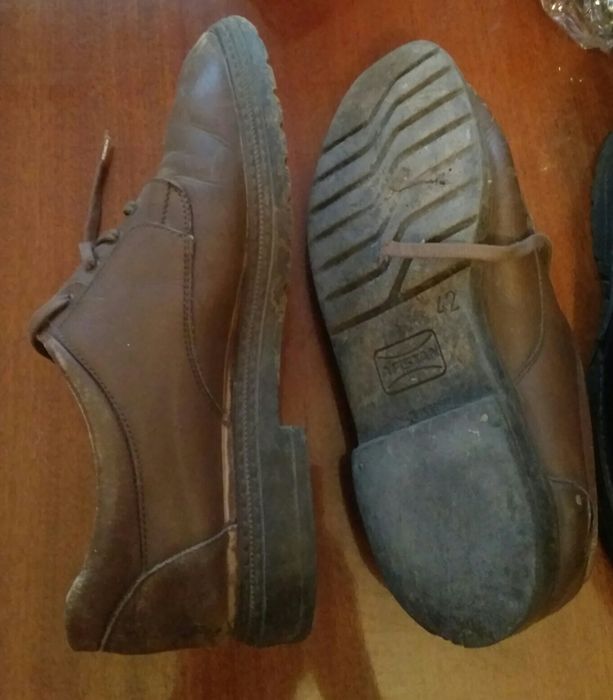 Мужские туфли коричневые