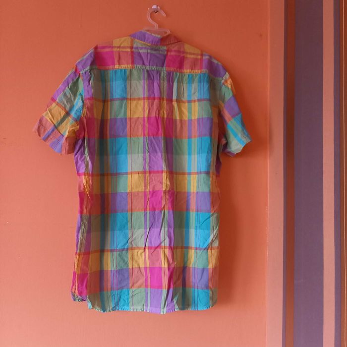 kolorowa koszula w kratę H&M M