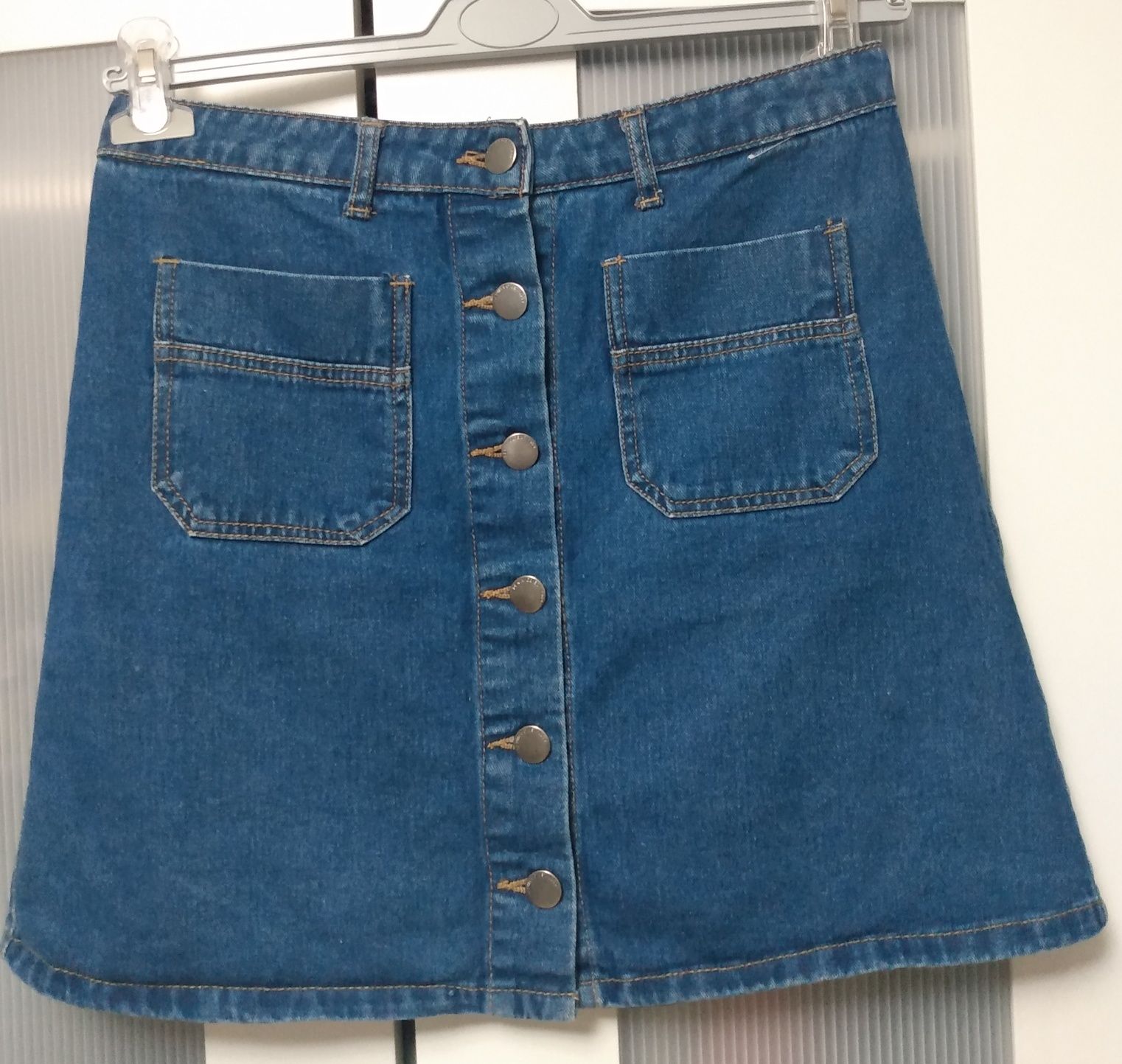 Mini jeansowa spódnica Denim 38