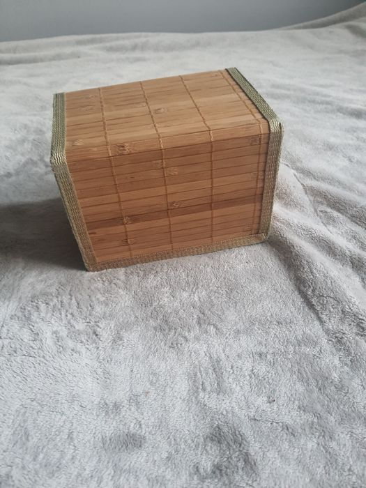 Bambusowy Pojemnik do Przechowywania.