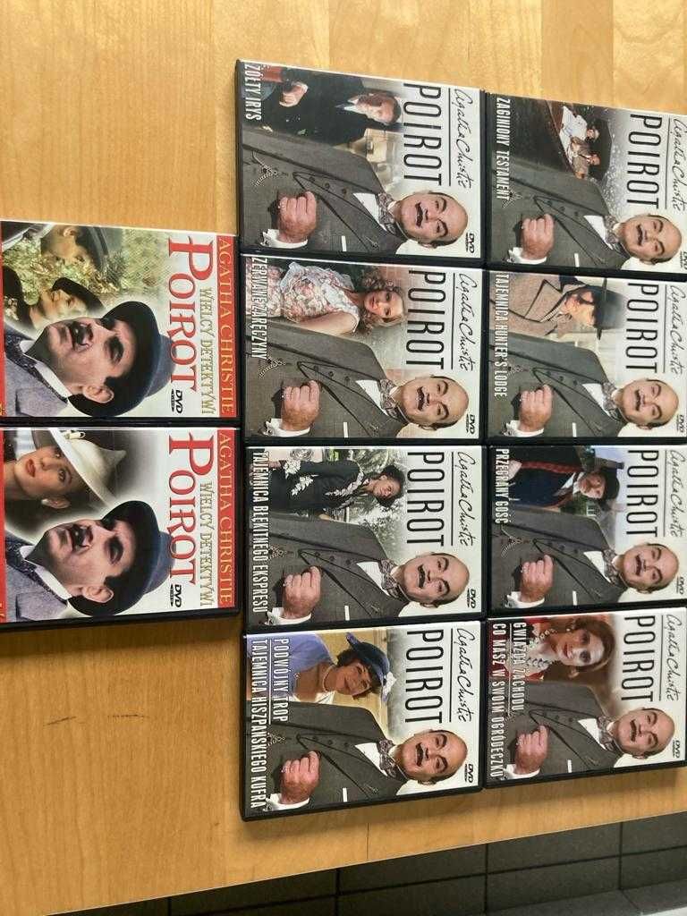 POIROT seria Wielcy Detektywi, 10 x DVD - 14 odcinków