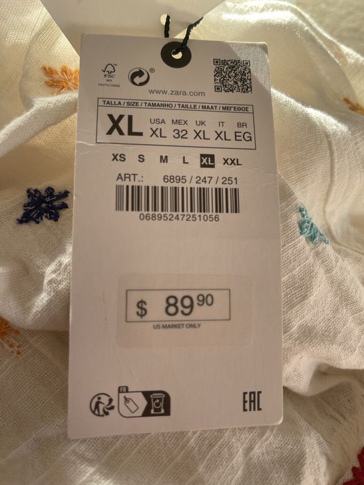 Платье Zara оригинал