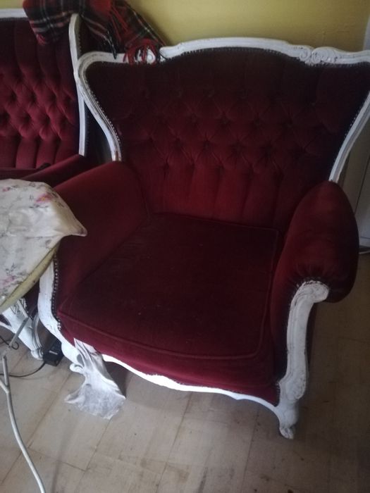 Kanapa 2 fotele retro