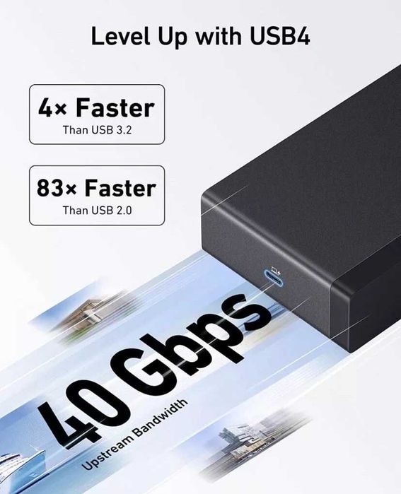 Док-станція Anker 568 (11 в 1, USB4)