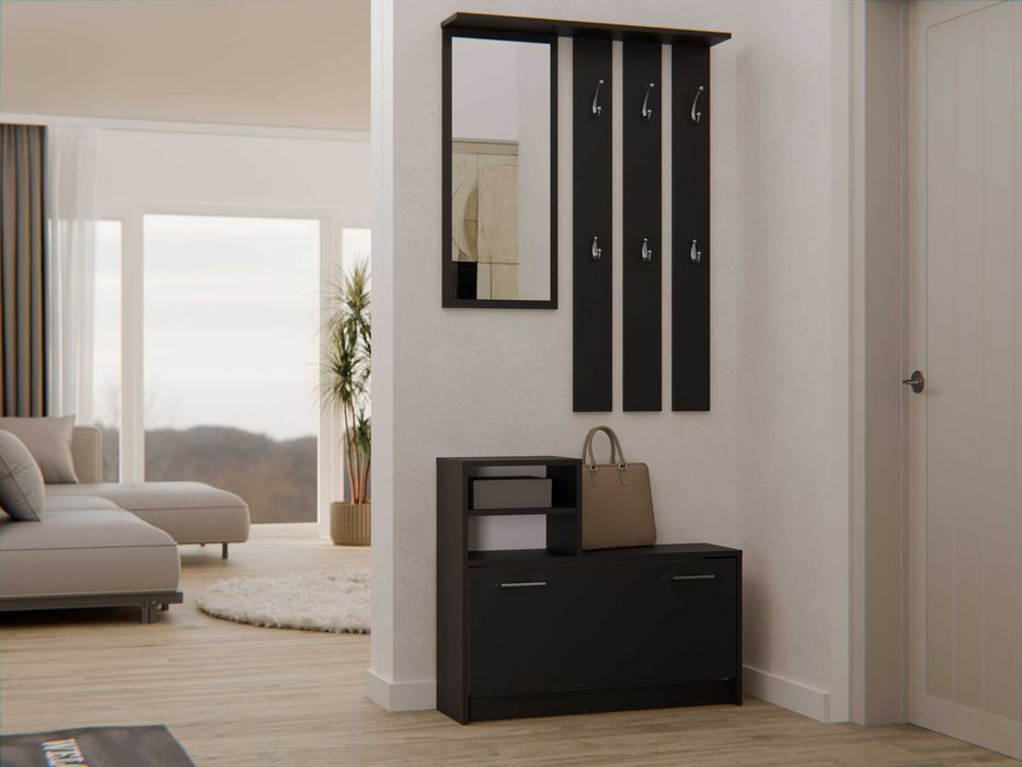 Garderoba Wieszak Lustro VERA szafka na buty RÓŻNE KOLORY