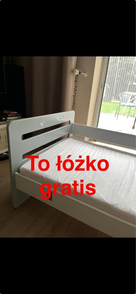 Łóżko dziecięce 80x160 cm + drugie łóżko gratis