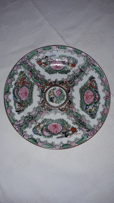 Pratos loiça chinesa-fabricados em Macau