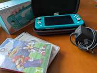 Nintendo Switch lite + etui i gry