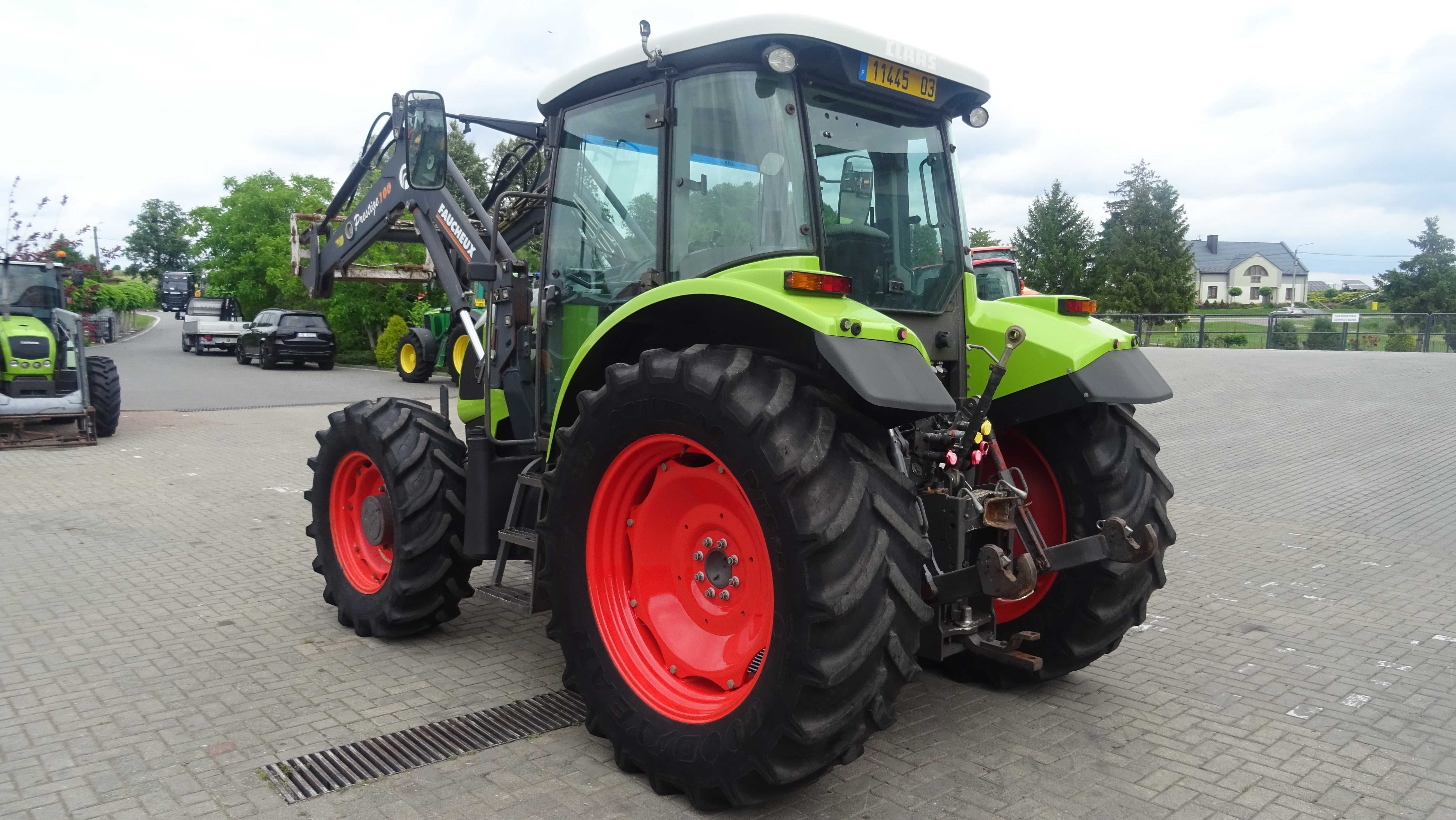 Class Ares 567ATZ SPROWADZONY ładowacz miękka oś 2008r