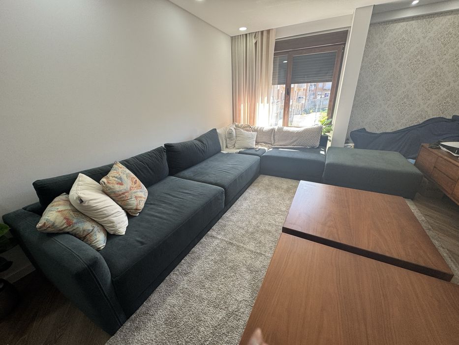 Sofa 3.50 meteos com puff