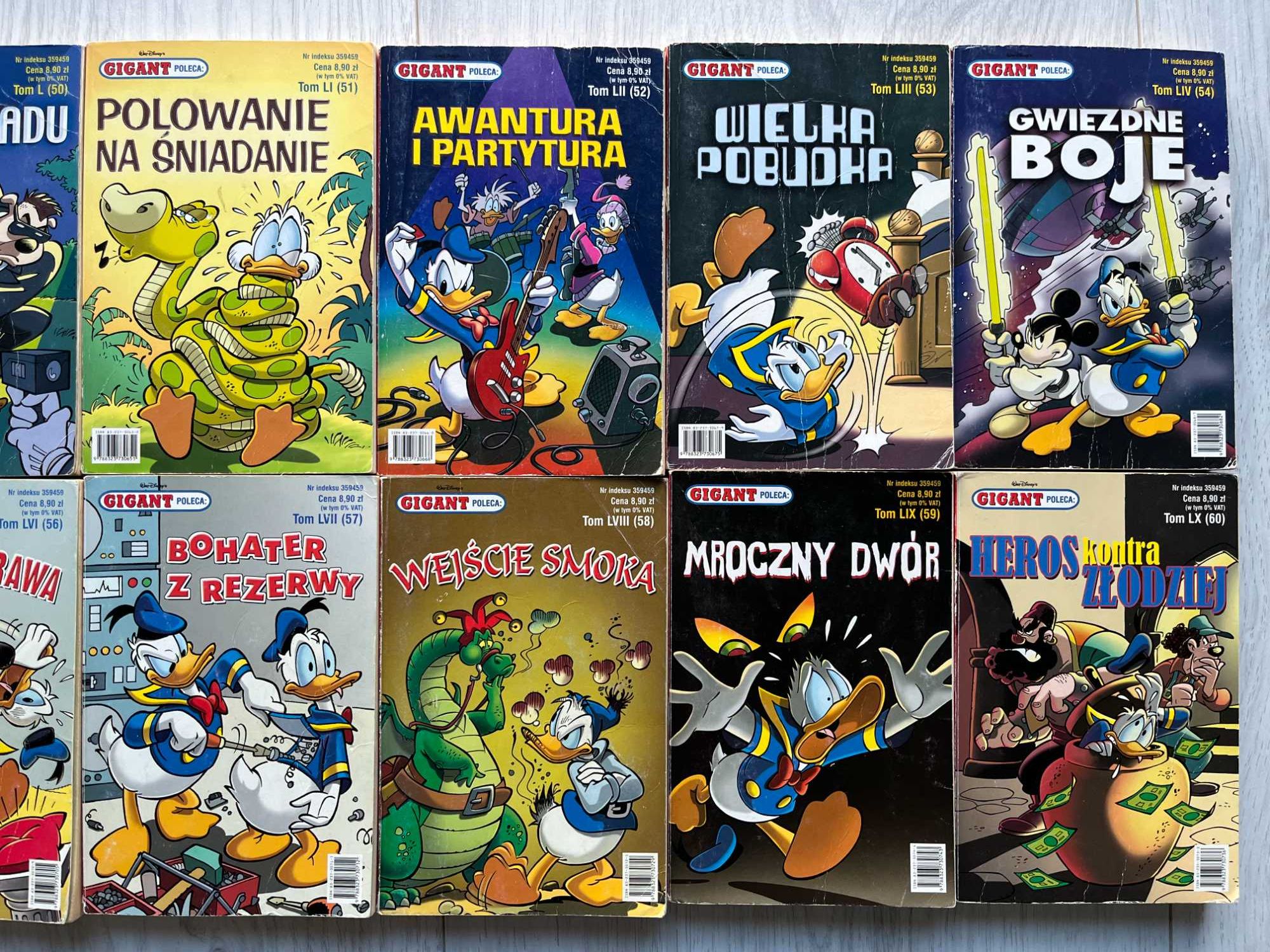 Komiks Gigant Cały Rok 2005 12 sztuk numery 49-60