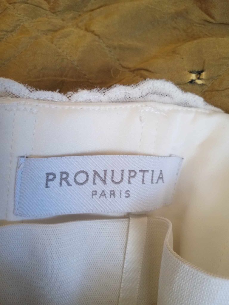 Suknia ślubna Pronuptia Paris kolor ecru + welon gratis