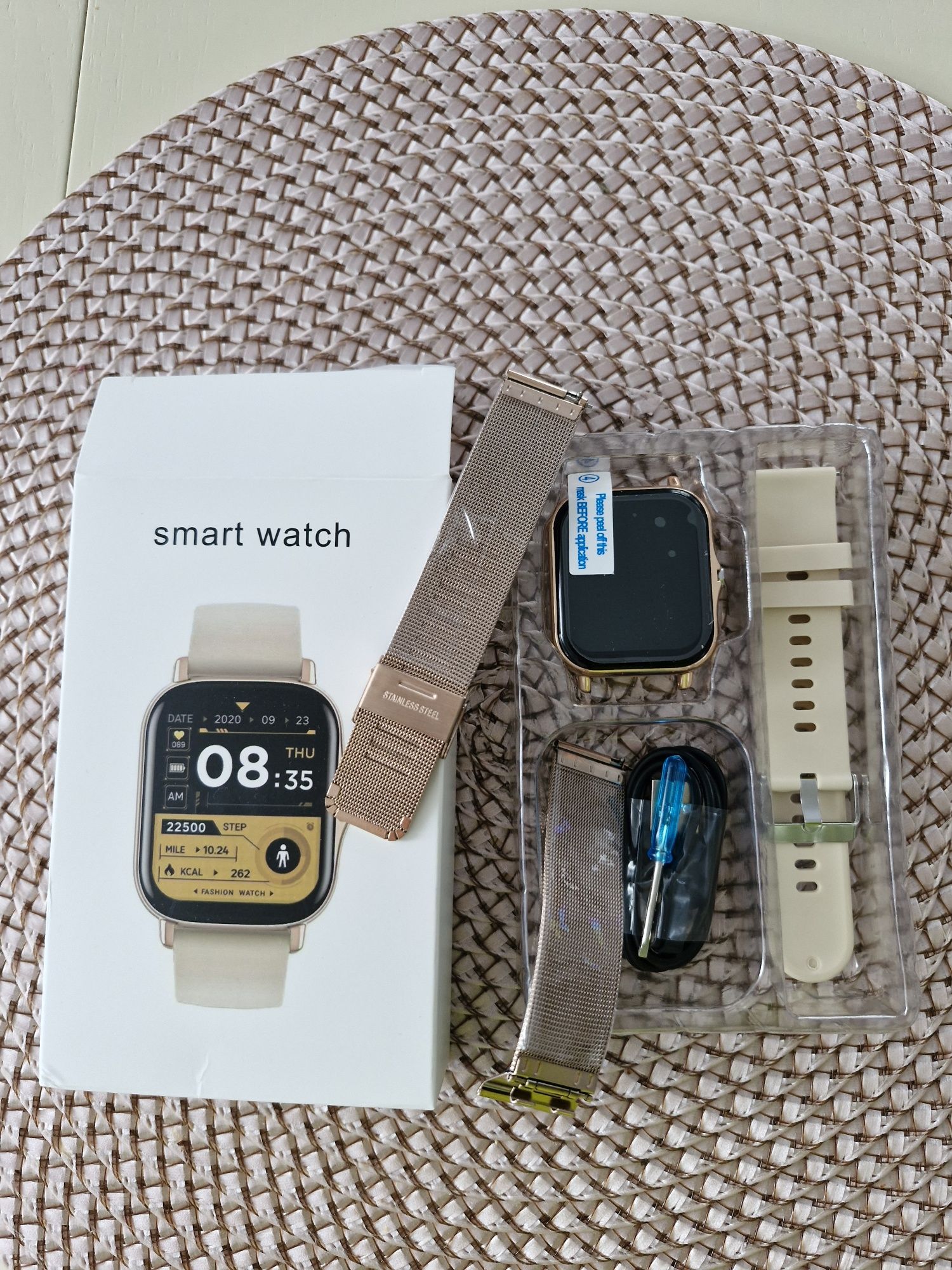 Nowy zegarek smart watch 2 bransoletki