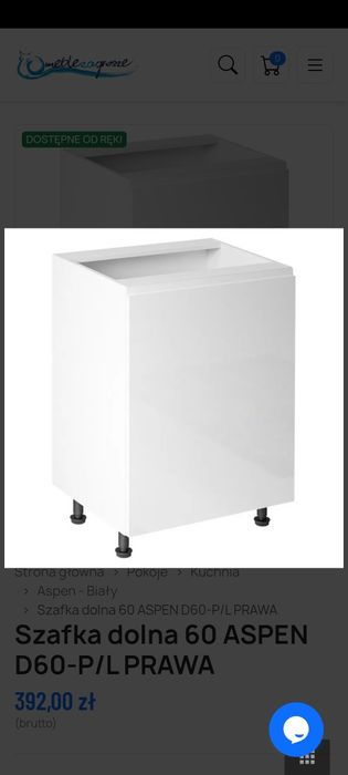 Nowa szafka kuchenna stojąca 60cm Aspen 2