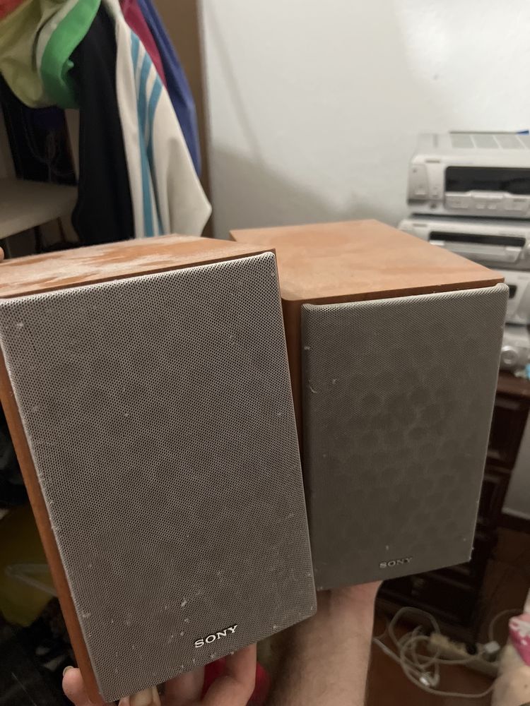 Colunas + aparelhagem technics
