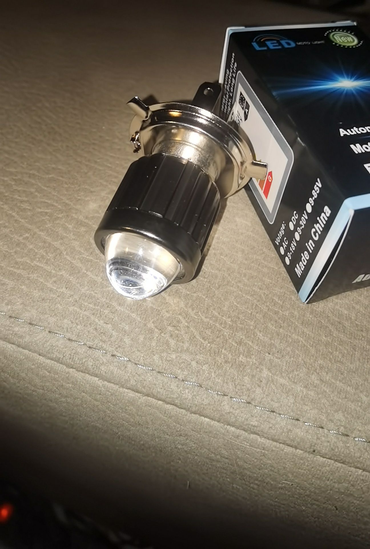 Lâmpada led para moto H4