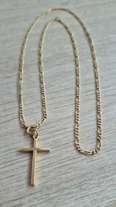 Fio em Ouro com Cruz 19.2K