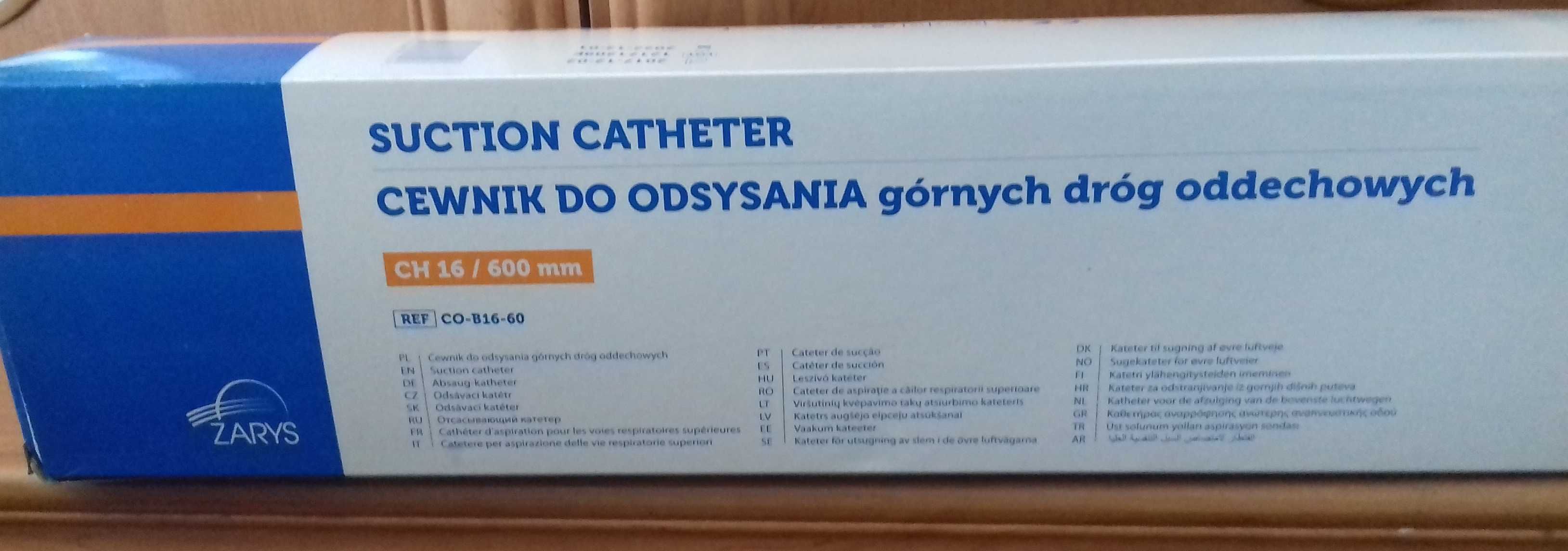 Cewniki do odsysania górnych dróg oddechowych CH 16