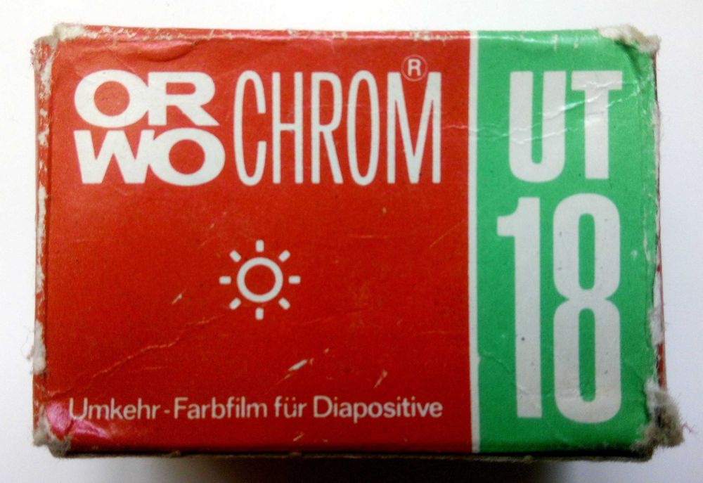Фотопленка ORWO CHROM UT18 ГДР Винтаж