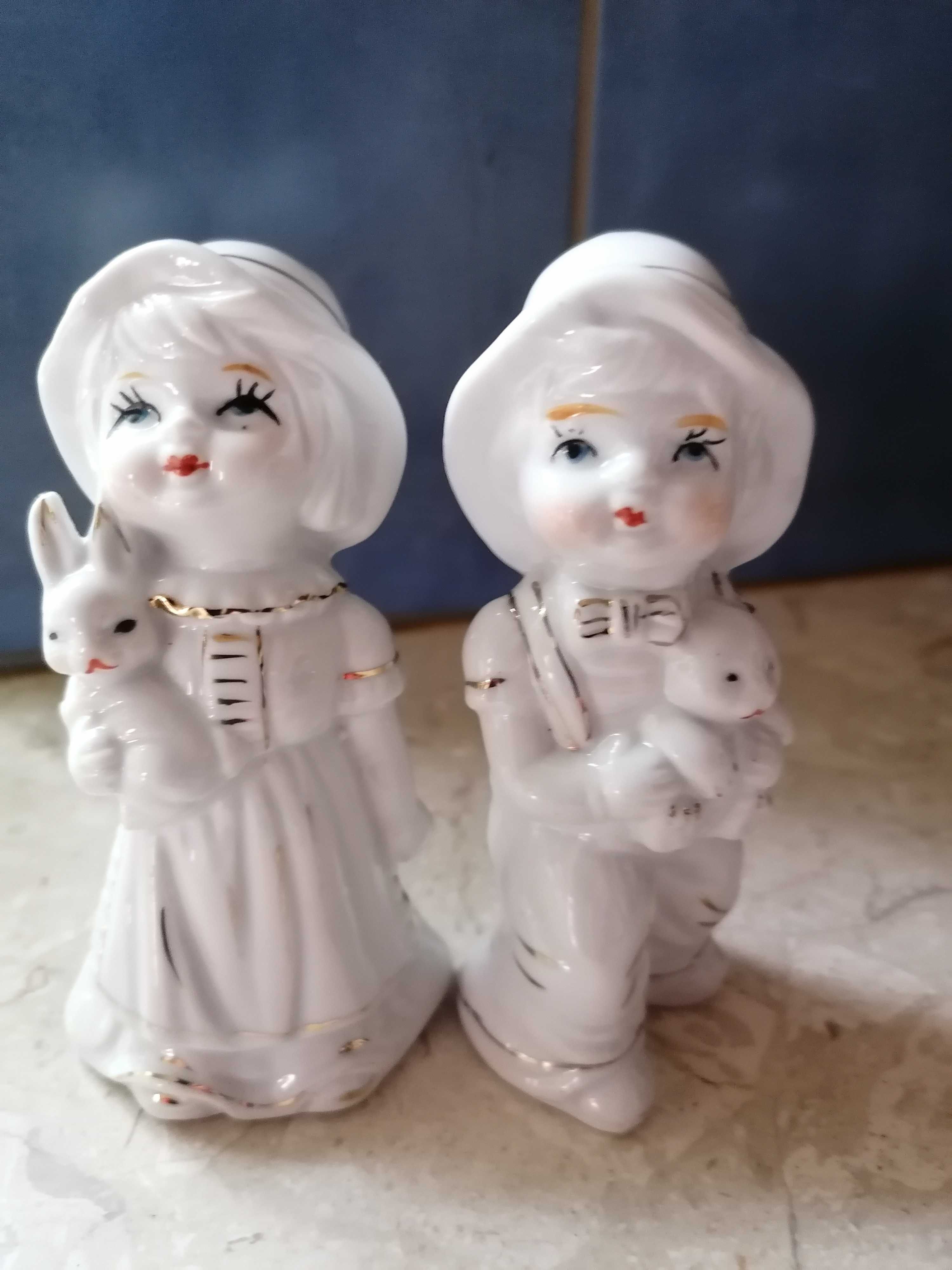 Dwie figurki porcelanowe vintage