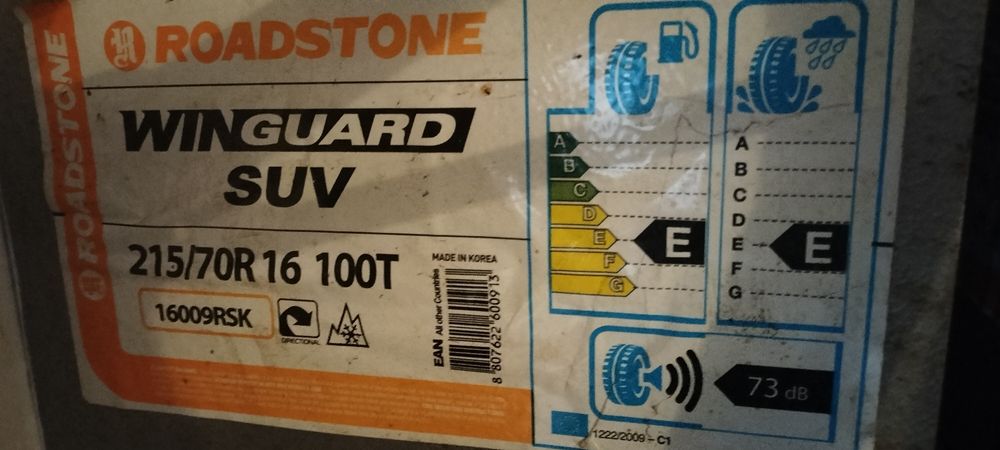 Opony zimowe 215/70/R16