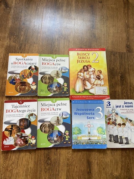 Podręcznik do religii kl 2, 3, 4, 5 ,6