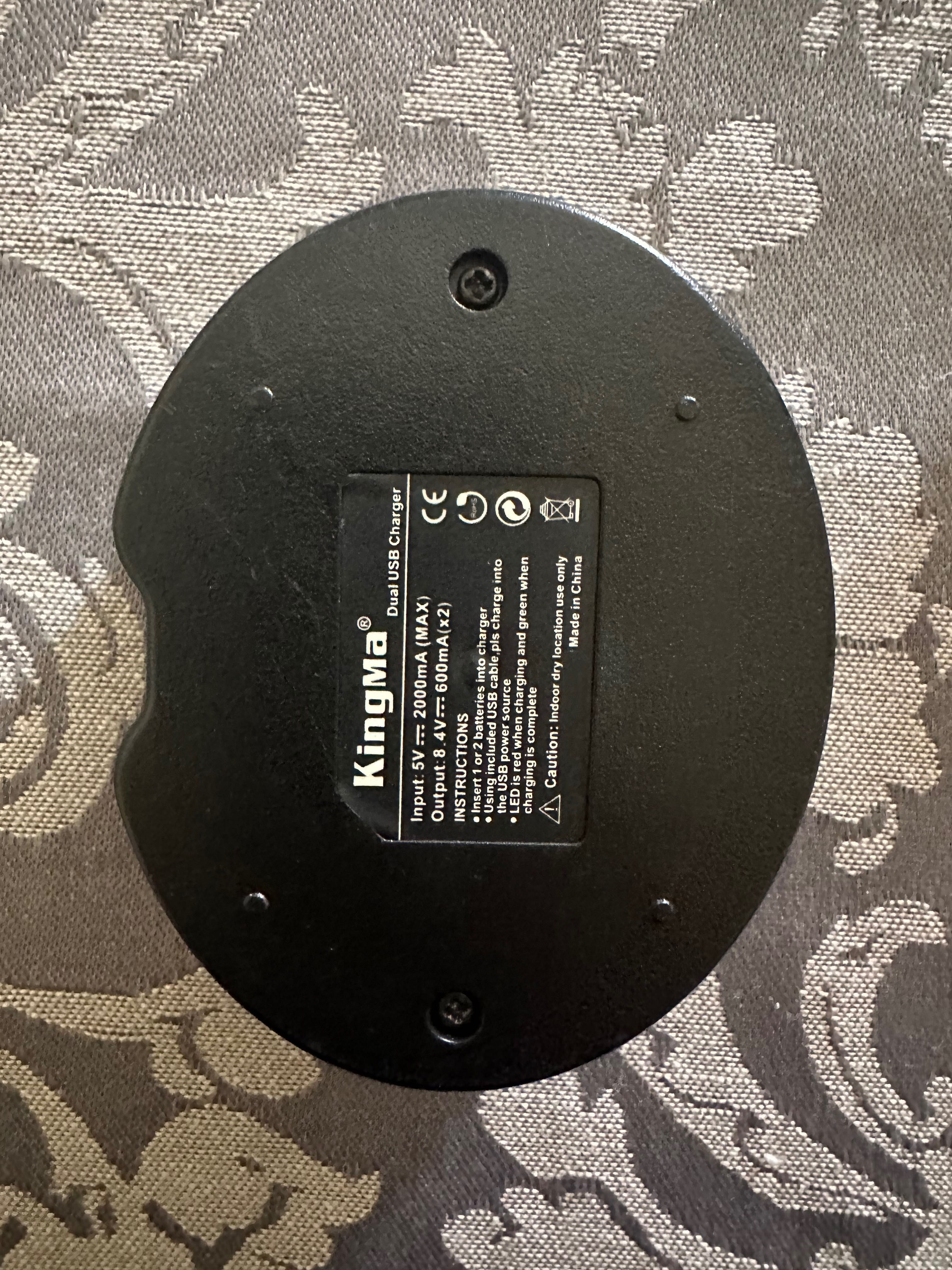 Carregador duplo para baterias sony