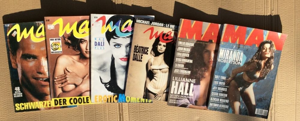 revistas max e photo e outras antigas