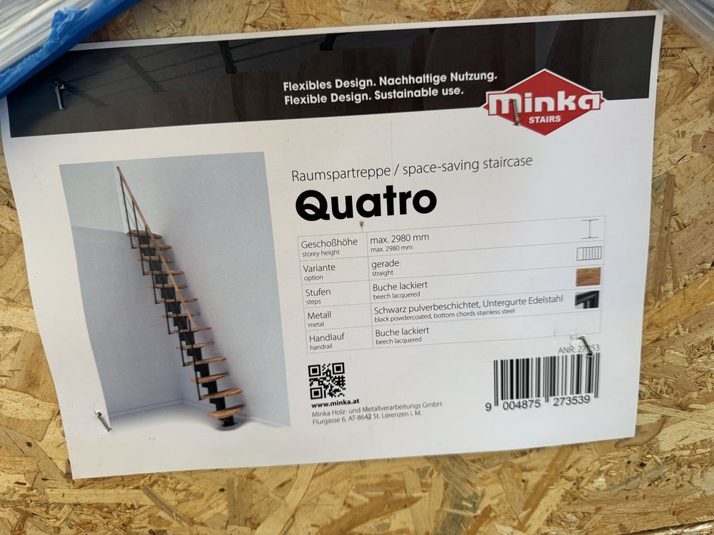Schody modułowe Minka Quatro