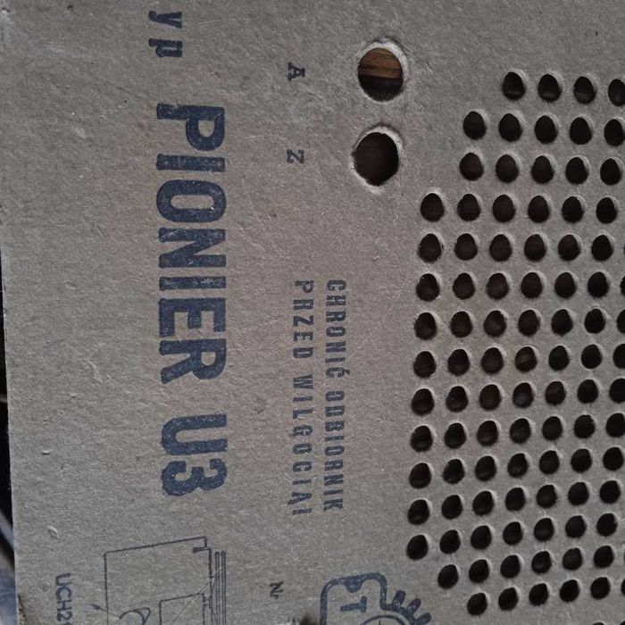 unikat stare radio 1954 Pionier U3 lampy stacja Stalinogród