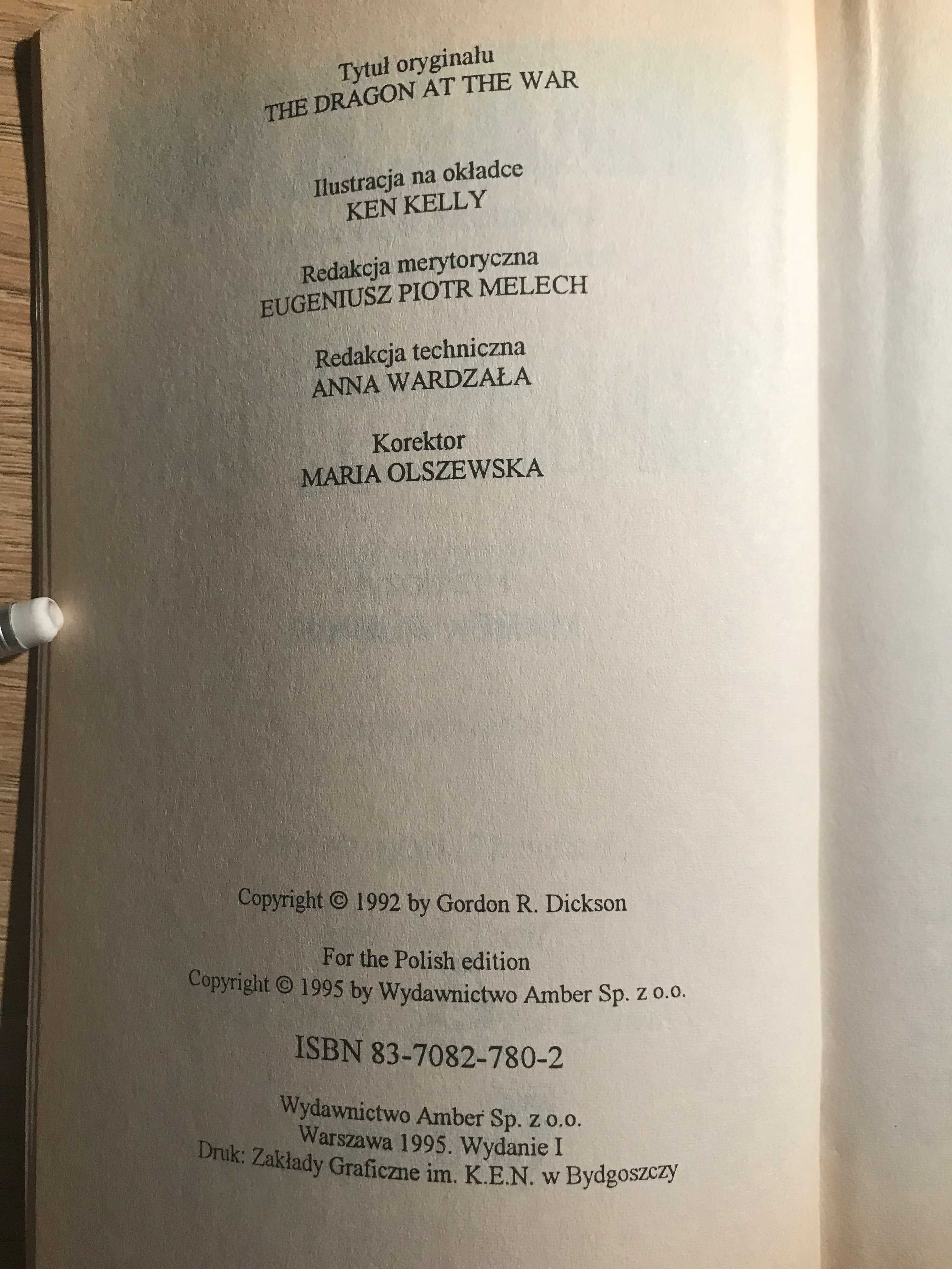 Smok na wojnie Gordon R. Dickson Gordon R. Dickson 1995 r.
