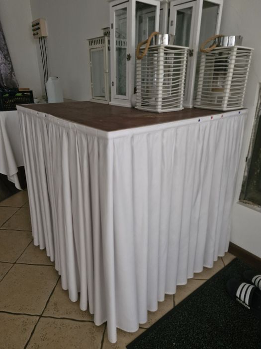 Skirting (falbana)  do stołu 360 cm